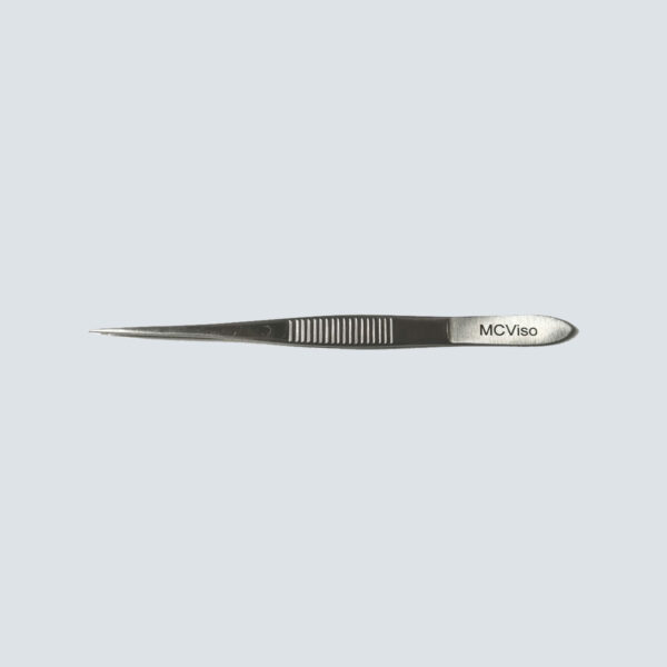Pinza recta Punta 13x1 mm dentada Longitud 10